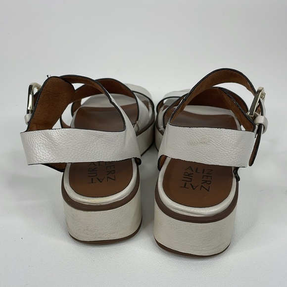 Naturalizer Brooke Platform Sandal Cream White Vegan Leather size 6.5 - Picture 5 of 11
